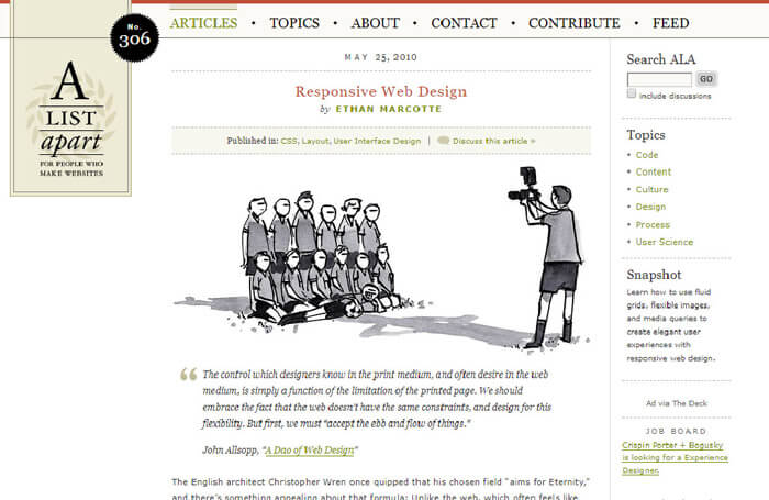 Ethan Marcotte responsive web design
