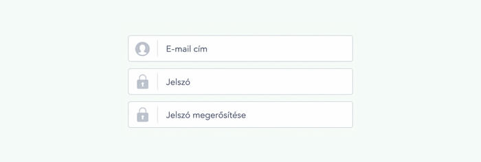 Használj intuitív ikonokat az űrlapokon