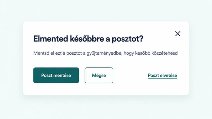 Elsődleges és másodlagos műveletek a webes űrlapon