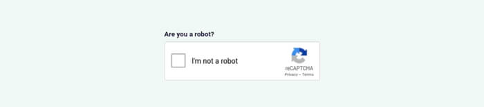 Ne használj CAPTCHA-t, csak ha feltétlenül szükséges