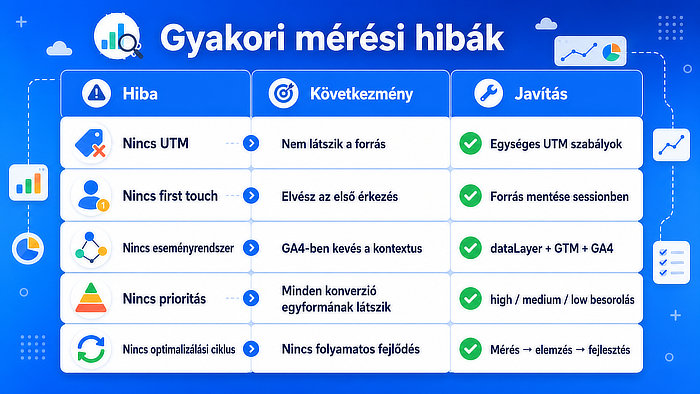 Gyakori mérési hibák