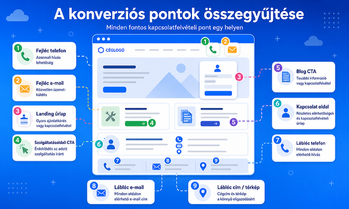 A konverziós pontok összegyűjtése